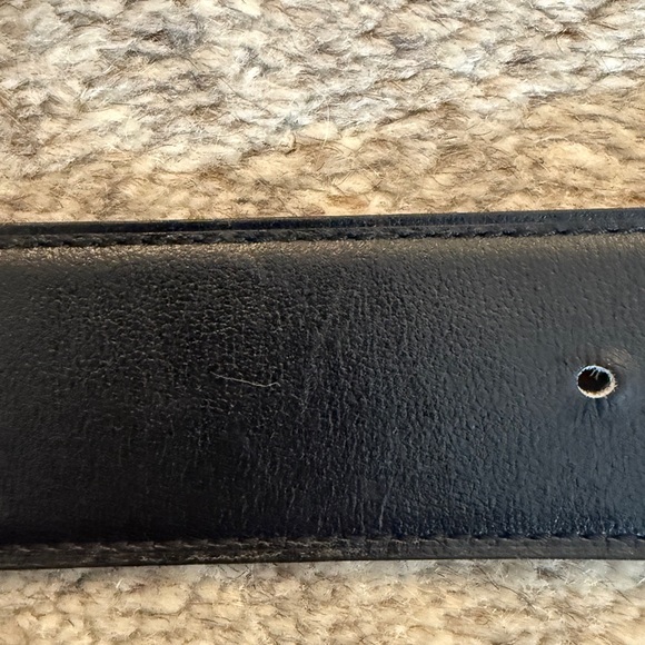 Hermès Gold Buckle and Belt (Black/Tan). Authentic purchased in Paris. 80cm. - Picture 6 of 16